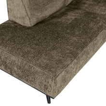 Laden Sie das Bild in den Galerie-Viewer, STATEMENT CORNER SOFA LEFT STRUCTURE VELVET BONSAI