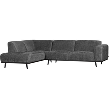 Laden Sie das Bild in den Galerie-Viewer, STATEMENT CORNER SOFA LEFT STRUCTURE VELVET MOUNTAIN