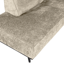 Laden Sie das Bild in den Galerie-Viewer, STATEMENT CORNER SOFA LEFT STRUCTURE VELVET WHEATFIELD