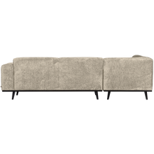 Laden Sie das Bild in den Galerie-Viewer, STATEMENT CORNER SOFA LEFT STRUCTURE VELVET WHEATFIELD