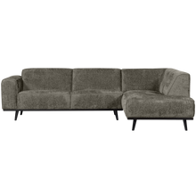 Laden Sie das Bild in den Galerie-Viewer, STATEMENT CORNER SOFA RIGHT STRUCTURE VELVET FROST