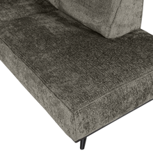 Laden Sie das Bild in den Galerie-Viewer, STATEMENT CORNER SOFA RIGHT STRUCTURE VELVET FROST