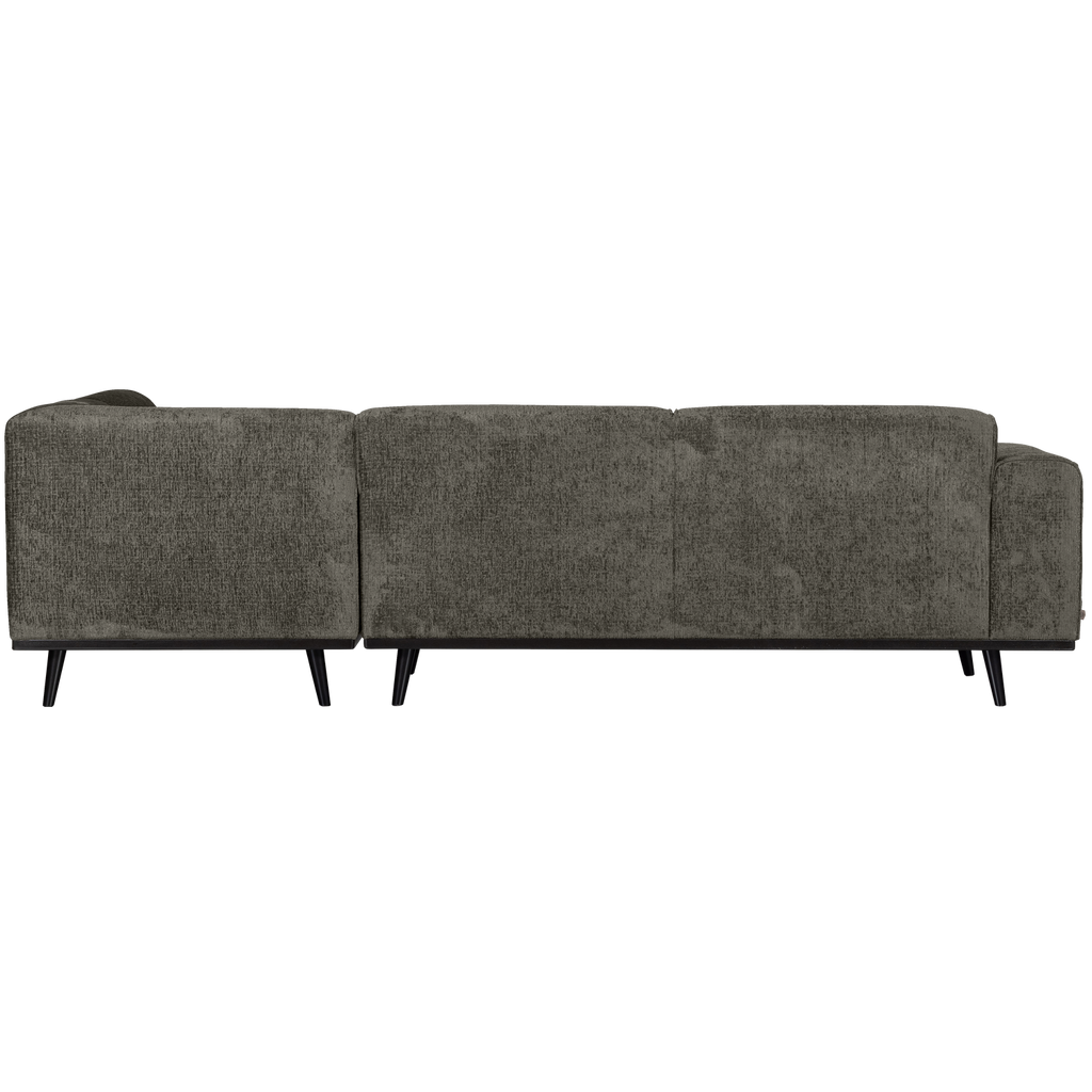 STATEMENT CORNER SOFA RIGHT STRUCTURE VELVET FROST