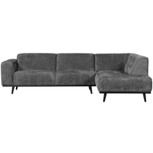 Laden Sie das Bild in den Galerie-Viewer, STATEMENT CORNER SOFA RIGHT STRUCTURE VELVET MOUNTAIN