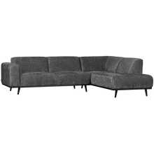 Laden Sie das Bild in den Galerie-Viewer, STATEMENT CORNER SOFA RIGHT STRUCTURE VELVET MOUNTAIN