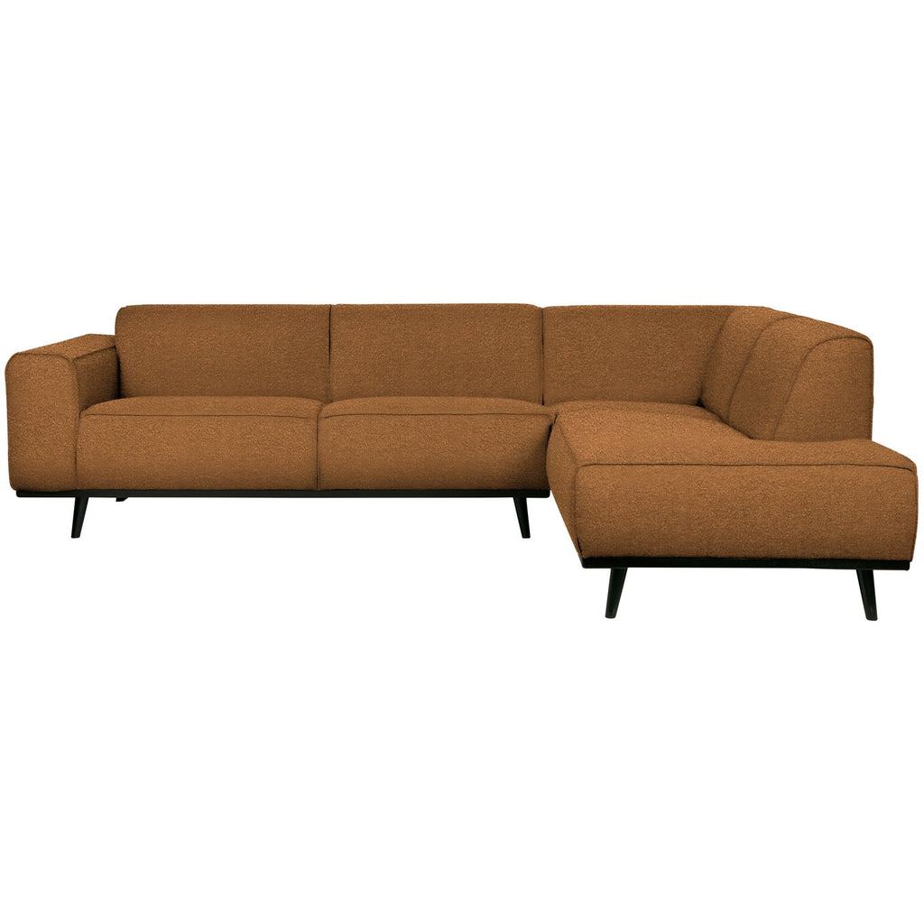 STATEMENT CORNER SOFA RIGHT BOUCLE BUTTER YELLOW