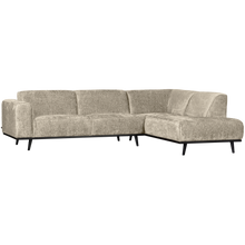 Load image into Gallery viewer, STATEMENT CORNER SOFA RIGHT STRUCTURE VELVET WHEATFIELD