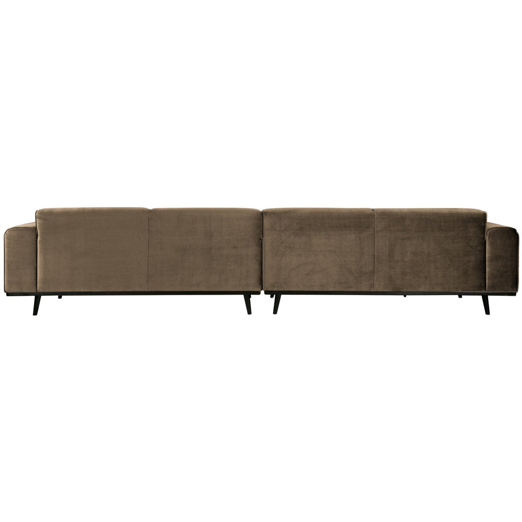 STATEMENT 4-SEATER SOFA XL 372 CM VELVET TAUPE