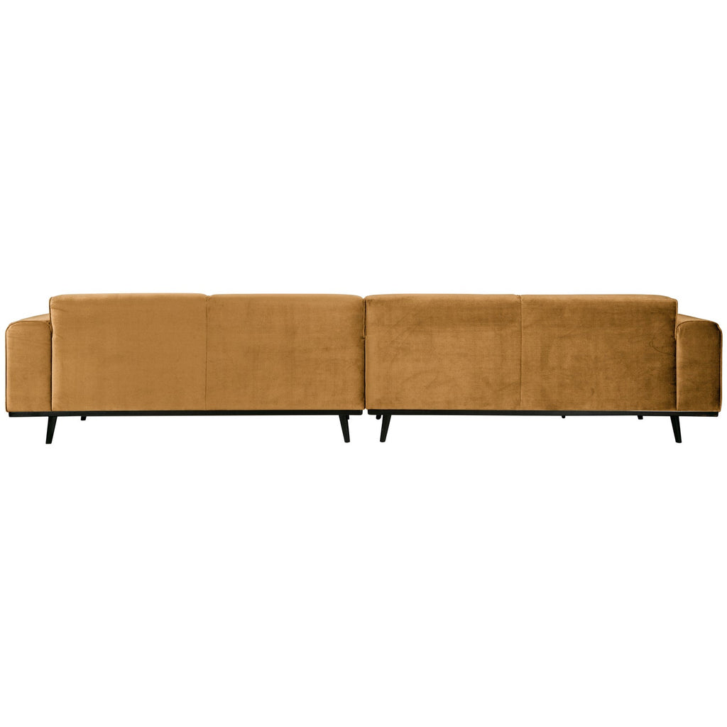 STATEMENT 4-SEATER SOFA XL 372 CM VELVET HONEY YELLOW