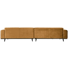 Laden Sie das Bild in den Galerie-Viewer, STATEMENT 4-SEATER SOFA XL 372 CM VELVET HONEY YELLOW