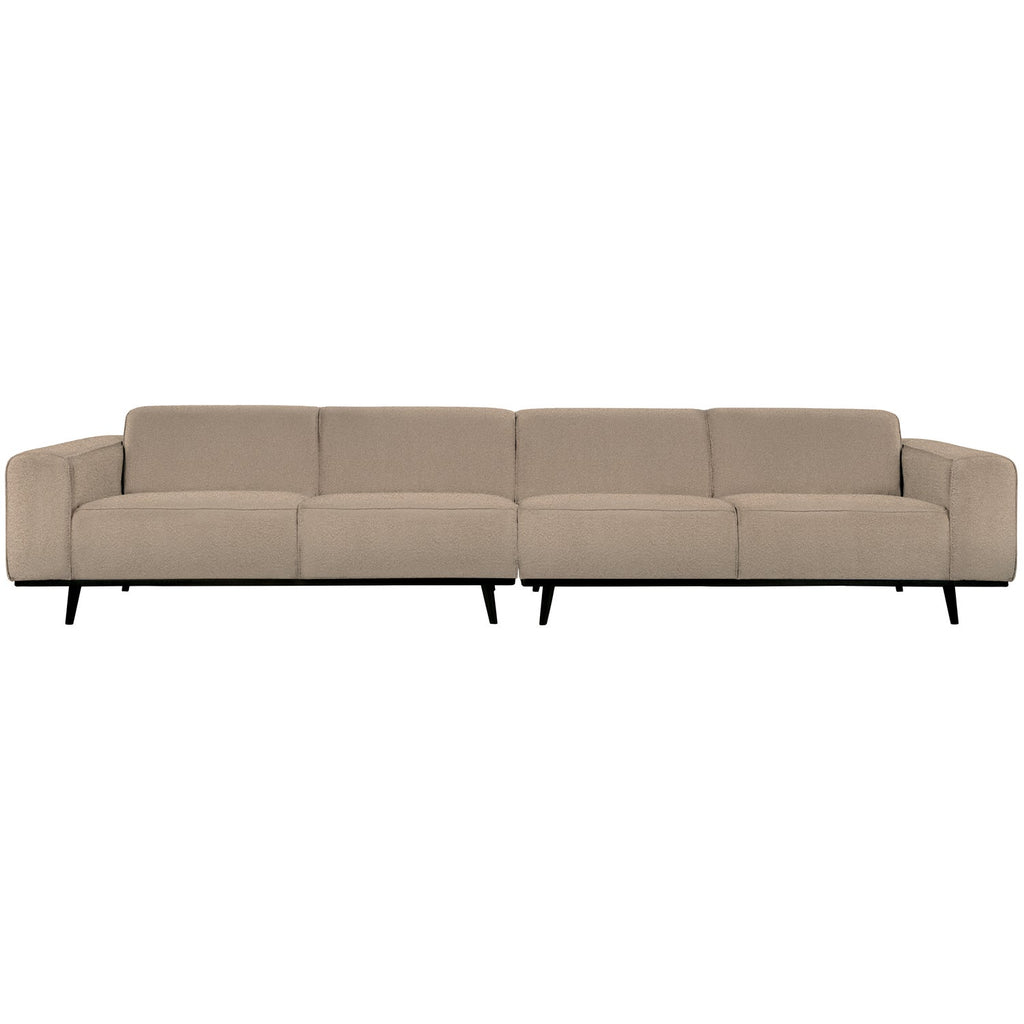 STATEMENT 4-SEATER SOFA XL 372 CM BOUCLE BEIGE