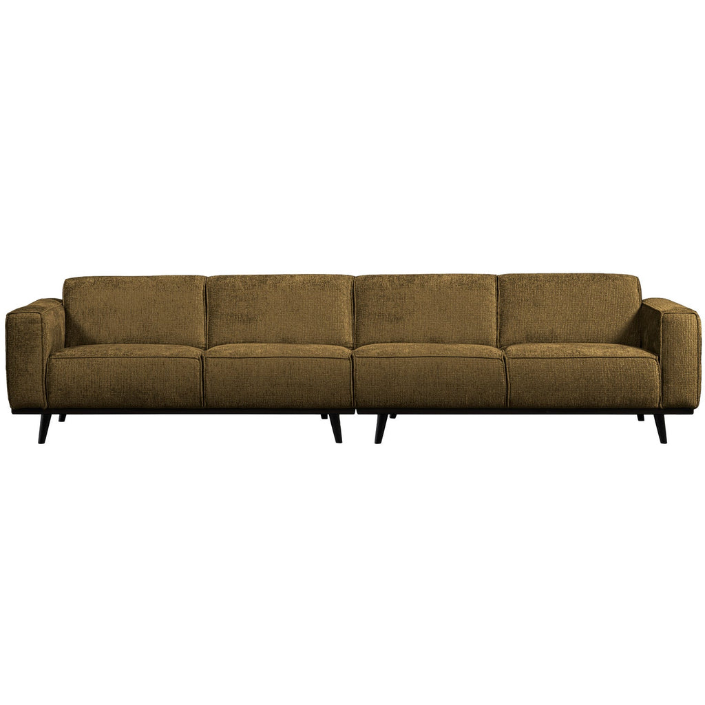 STATEMENT 4-SEATER SOFA XL 372 CM STRUCTURE VELVET BRASS