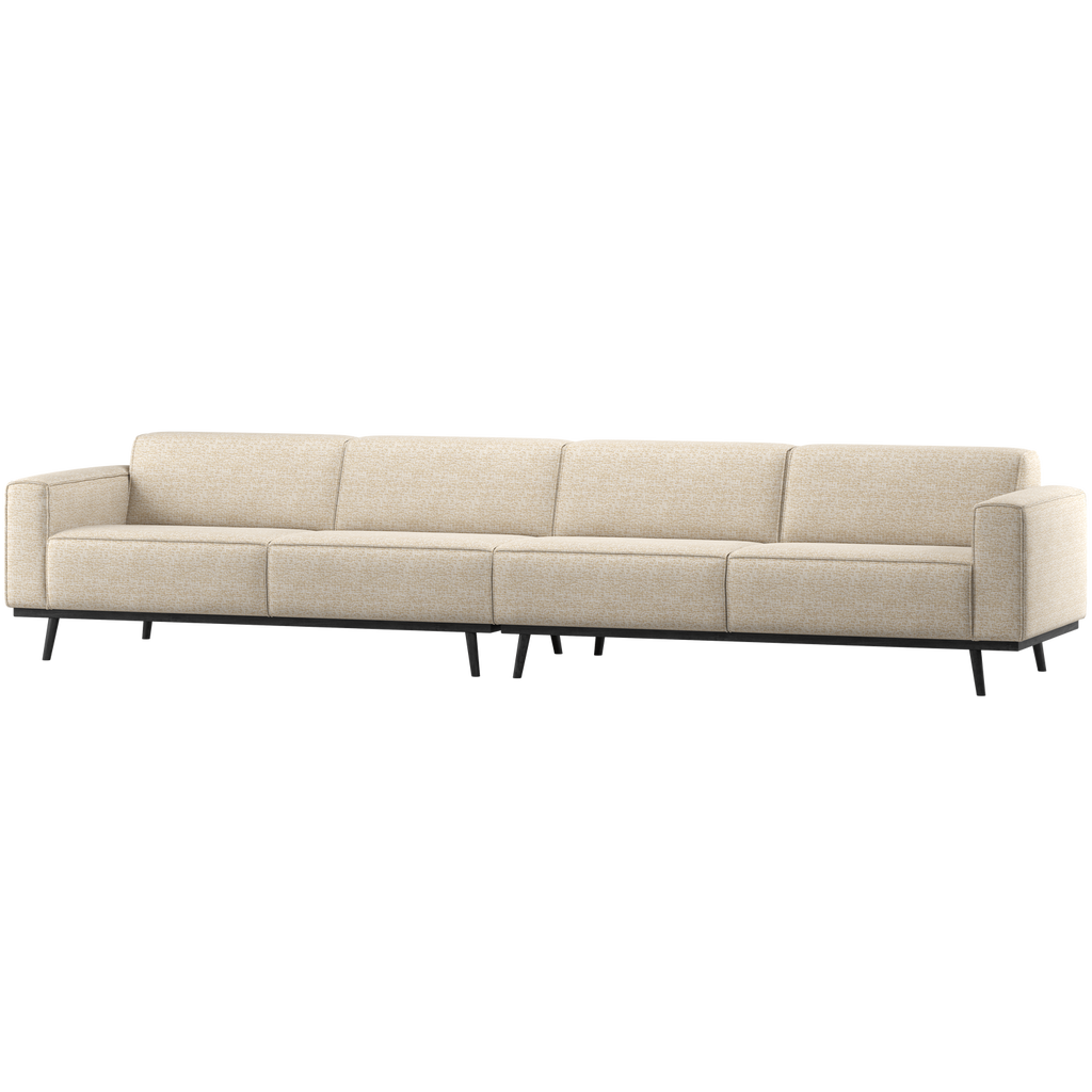 STATEMENT 4-SEATER SOFA XL 372 CM BEIGE MELANGE