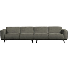 Laden Sie das Bild in den Galerie-Viewer, STATEMENT 4-SEATER SOFA XL 372 CM STRUCTURE VELVET FROST