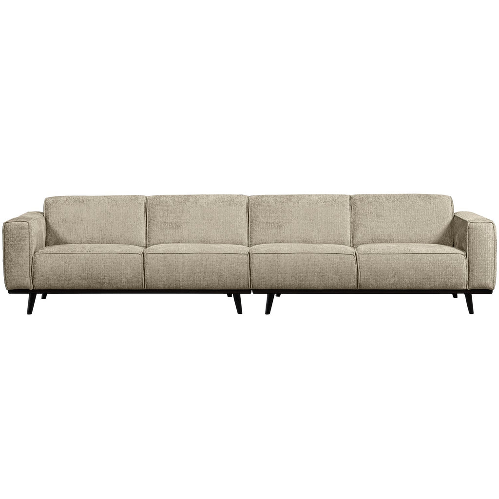 STATEMENT 4-SEATER XL 372 CM STRUCTURE VELVET WHEATFIELD