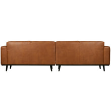 Cargar imagen en el visor de la galería, STATEMENT 4-SEATER SOFA 280 CM ECO LEATHER COGNAC