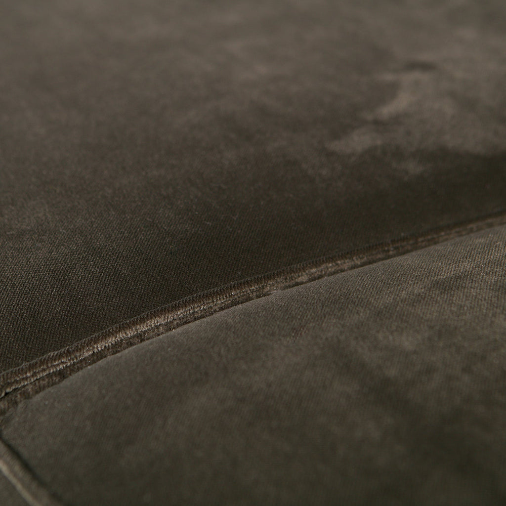 STATEMENT CORNER SOFA RIGHT VELVET WARM GREEN