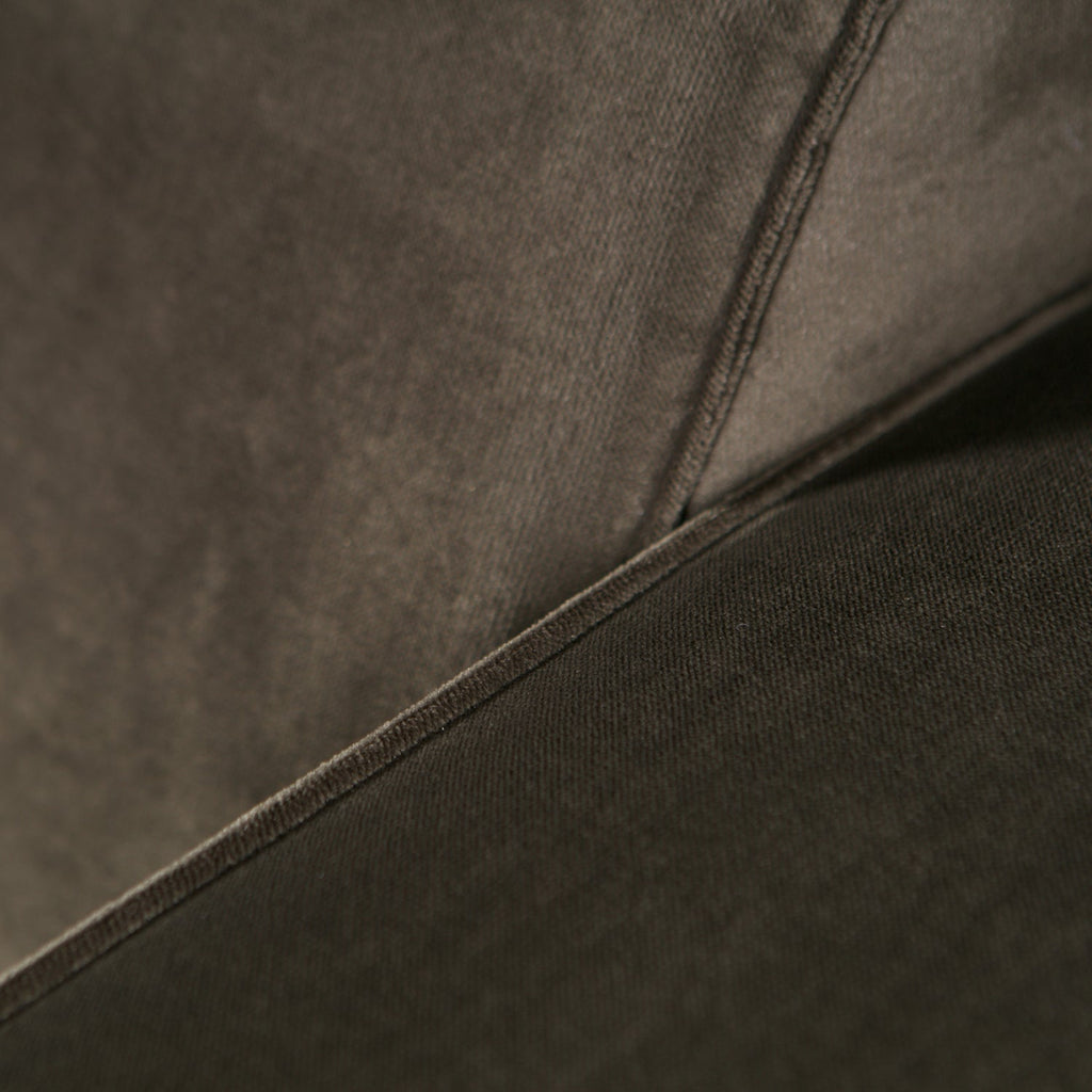 STATEMENT CORNER SOFA LEFT VELVET WARM GREEN
