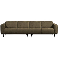 Laden Sie das Bild in den Galerie-Viewer, STATEMENT 4-SEATER SOFA 280 CM STRUCTURE VELVET BONSAI