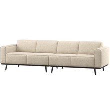 Laden Sie das Bild in den Galerie-Viewer, STATEMENT 4-SEATER SOFA 280 CM BEIGE MELANGE