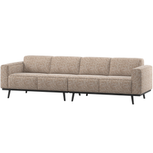 Laden Sie das Bild in den Galerie-Viewer, STATEMENT 4-SEATER SOFA 280 CM LIGHTBROWN MELANGE