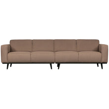 Laden Sie das Bild in den Galerie-Viewer, STATEMENT 4-SEATER SOFA 280 CM BOUCLE NOUGAT