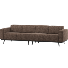 Laden Sie das Bild in den Galerie-Viewer, STATEMENT 4-SEATER SOFA 280 CM BROWN MELANGE