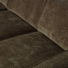 Laden Sie das Bild in den Galerie-Viewer, STATEMENT 4-SEATER SOFA 280 CM RIB FABRIC WARM GREEN