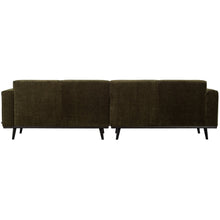 Laden Sie das Bild in den Galerie-Viewer, STATEMENT 4-SEATER SOFA 280 CM RIB FABRIC WARM GREEN