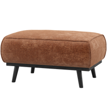 Charger l'image dans la galerie, STATEMENT HOCKER CHENILLE VELVET TERRA