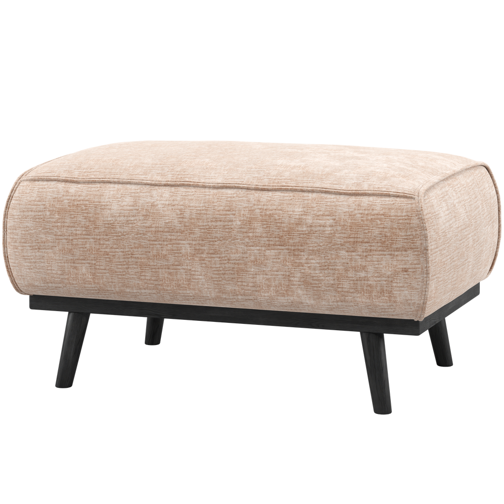 STATEMENT HOCKER CHENILLE VELVET NATURAL