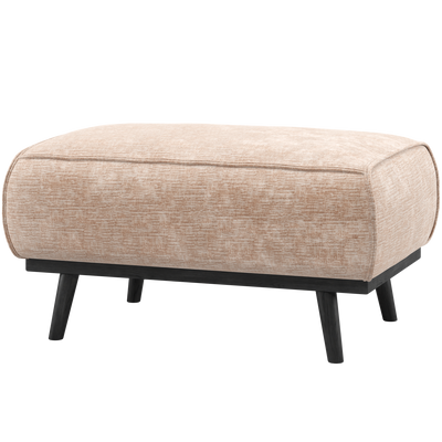 STATEMENT HOCKER CHENILLE VELVET NATURAL