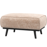 STATEMENT HOCKER CHENILLE VELVET NATURAL