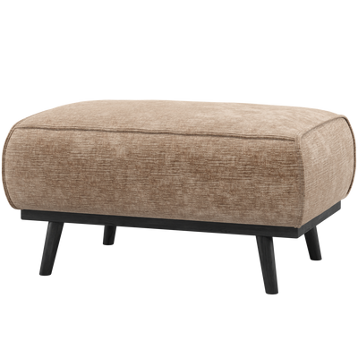 STATEMENT HOCKER CHENILLE VELVET TAUPE