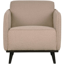 Cargar imagen en el visor de la galería, STATEMENT ARMCHAIR BOUCLE BEIGE