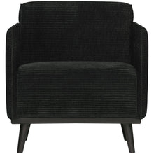 Laden Sie das Bild in den Galerie-Viewer, STATEMENT ARM CHAIR RIB FABRIC GRAPHITE