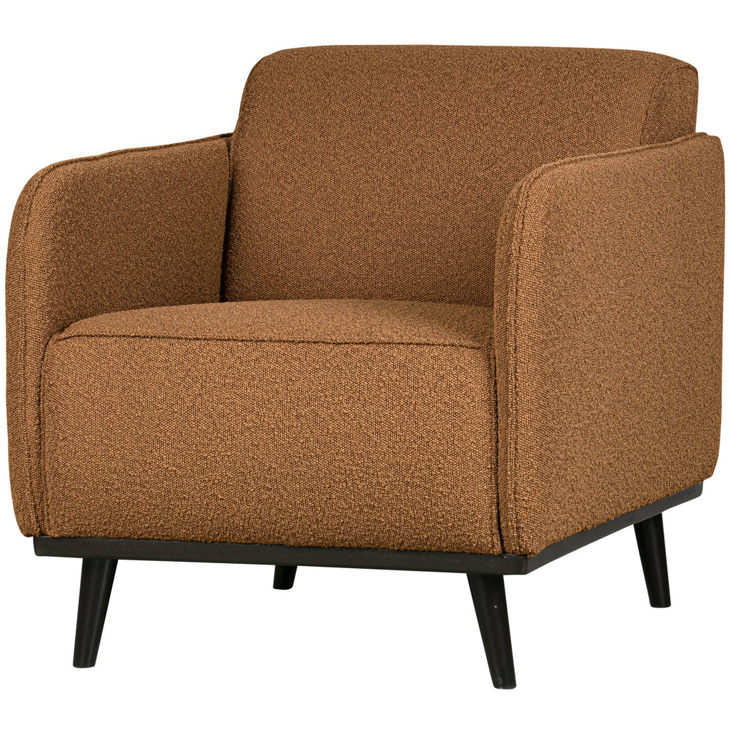 STATEMENT ARMCHAIR BOUCLE BUTTER