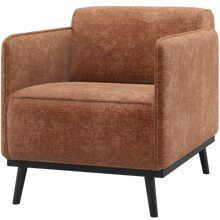 Charger l'image dans la galerie, STATEMENT ARMCHAIR CHENILLE VELVET TERRA
