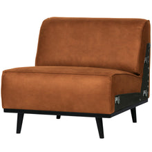Laden Sie das Bild in den Galerie-Viewer, STATEMENT 1-SEATER ELEMENT ECO LEATHER COGNAC