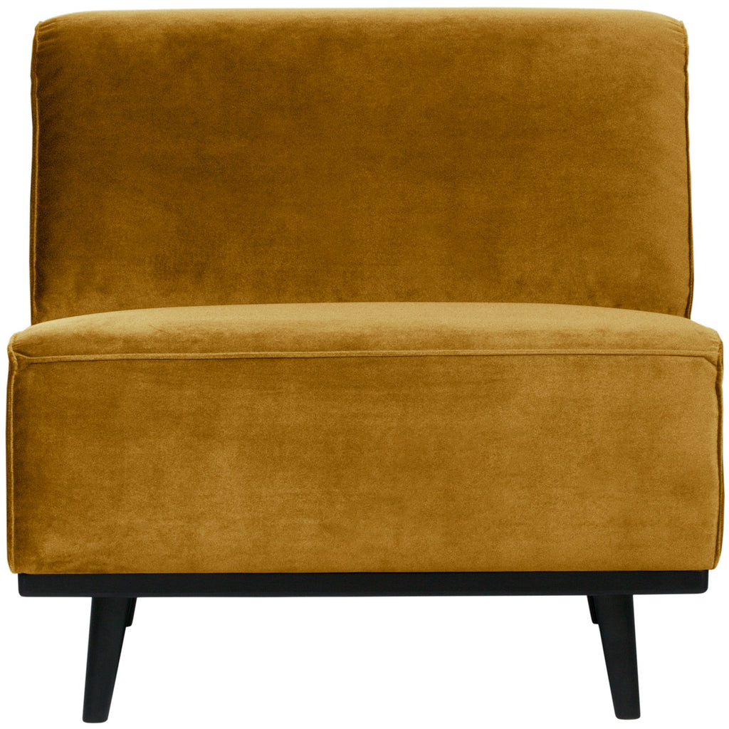STATEMENT 1-SEATER ELEMENT VELVET HONEY YELLOW