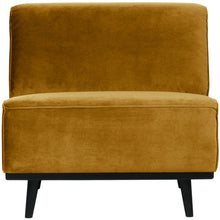 Laden Sie das Bild in den Galerie-Viewer, STATEMENT 1-SEATER ELEMENT VELVET HONEY YELLOW
