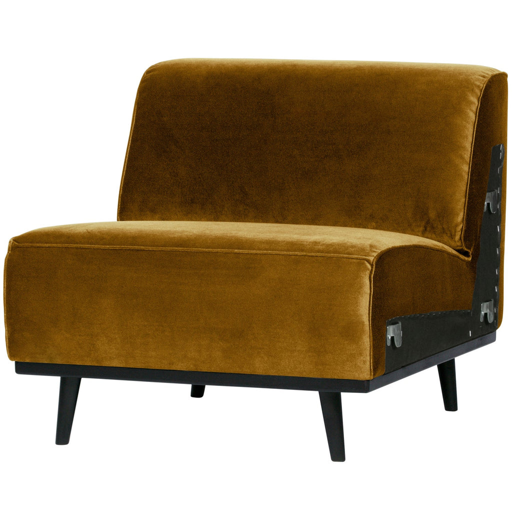 STATEMENT 1-SEATER ELEMENT VELVET HONEY YELLOW