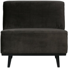 Laden Sie das Bild in den Galerie-Viewer, STATEMENT 1-SEATER ELEMENT VELVET WARM GREEN