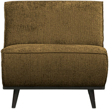Laden Sie das Bild in den Galerie-Viewer, STATEMENT 1-SEATER ELEMENT STRUCTURE VELVET BRASS
