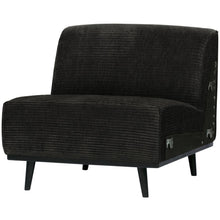 Laden Sie das Bild in den Galerie-Viewer, STATEMENT 1-SEATER ELEMENT RIB FABRIC GRAPHITE