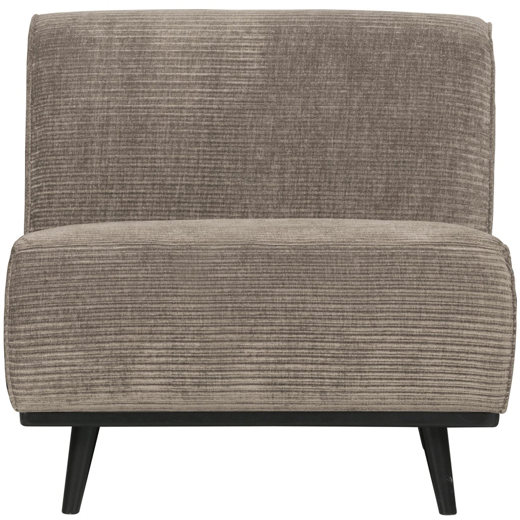 STATEMENT 1-SEATER ELEMENT RIB FABRIC CLAY GREY