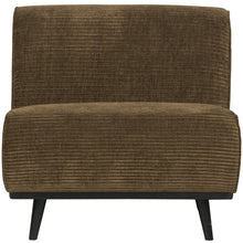 Laden Sie das Bild in den Galerie-Viewer, STATEMENT 1-SEATER ELEMENT RIB FABRIC OLIVE GREEN