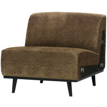 Laden Sie das Bild in den Galerie-Viewer, STATEMENT 1-SEATER ELEMENT RIB FABRIC OLIVE GREEN