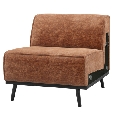 STATEMENT 1-SEATER ELEMENT CHENILLE VELVET TERRA