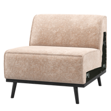 Laden Sie das Bild in den Galerie-Viewer, STATEMENT 1-SEATER ELEMENT CHENILLE VELVET NATURAL